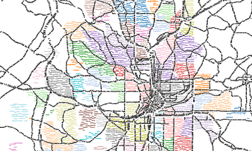 Typo Tweet Map of Atlanta